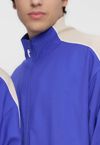 Unisex Polyester Tracksuits <b>Patchwork</b> Zip up Nylon <b>Jacket</b> and Pants Jogger Gym Sets Custom Tracksuit Unisex Oem Nylon Track Suit - Product Image 3