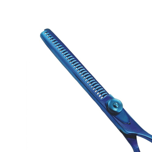 High Sale Professional Blue Thinning Hair Scissors Straight <b>Shears</b> Stainless Steel Barber Salon Cutting <b>Tool</b> Made in Pakistan - Product Image 5
