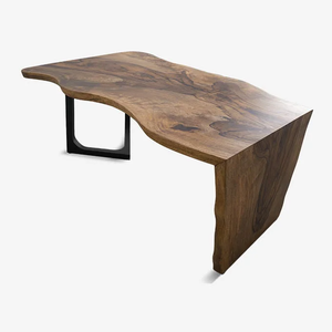 Acacia Live Edge Table de bar déroulante Mobilier d'hôtel Écologique pour l'entrée Hôtels Villas Bars Restaurants Salle à manger Ferme - Product Image 2