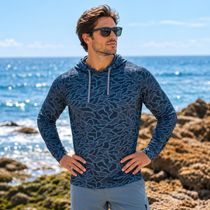 Vente en gros de chemises de pêche performantes 140 GSM, sweat-shirts de pêche pour hommes, sweat-shirts de performance pour équipes de pêche - Product Image 2