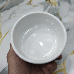 ชามเซรามิกทรงกลมสีขาวเคลือบเงาคุณภาพพรีเมียม เหมาะสำหรับใส่ซีเรียล บะหมี่ ของว่าง และซอส - Product Image 6