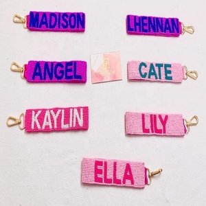 พวงกุญแจลูกปัดข้าวอินเดียแบบถอดได้สายรัดประดับเลื่อมสำหรับเด็กอุปกรณ์เสริมกระเป๋านักเรียน - Product Image 6