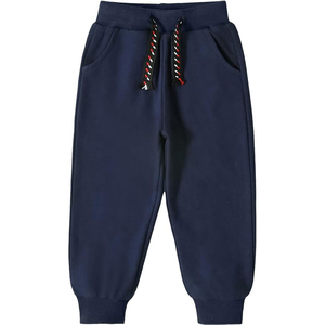 <b>Slim</b> Fit Fleece Sweatpants For Men Elastic Waist Cotton <b>Joggers</b> For Sports Running And Gym Training Men's Sweatpants - Product Image 6