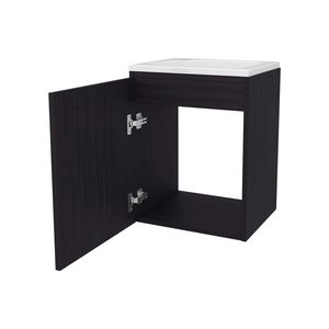 Wengue Integrated <b>Bathroom</b> <b>Vanity</b> with Sink and Faucet Premium <b>Vanities</b> Collection - Product Image 4