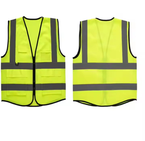 Chaleco de Seguridad Industrial de Último Diseño, 100% Poliéster, con Alta Visibilidad, Múltiples Bolsillos, Impermeable, para Correr al Aire Libre - Product Image 5