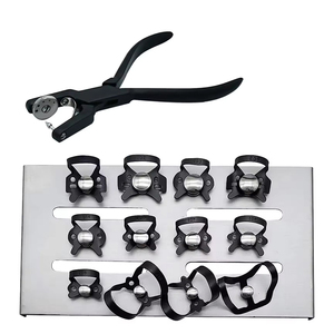 Kit de pinces à diaphragme en caoutchouc en acier inoxydable médical MIANBRO ENTERPRISES, instruments dentaires manuels, certifiés CE Classe I, vente chaude - Product Image 5