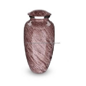 โกศผสมโลหะสีเทาสำหรับเผาเถ้ากระดูกสำหรับมนุษย์ตกแต่งสไตล์อเมริกันขนาดใหญ่ - Product Image 6