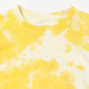 Meilleur prix en ligne T-shirt col rond de haute qualité pour le fitness et la course décontractée 100% coton uni design personnalisé motif surdimensionné - Product Image 5