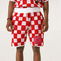 Shorts décontractés en tricot pour hommes, tendance, avec logo personnalisé, super doux, écologiques, imperméables, séchage rapide, unisexe, 100% coton
