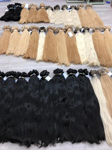 วิกผมบริสุทธิ์จากเวียดนามผ้าทอผิวชั้นนอกพร้อมส่งวัตถุดิบขนาดใหญ่เนื้อละเอียด - Product Image 5