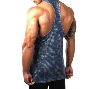 <b>Men</b>’s <b>Stringer</b> Tank Top | Fitness Gym <b>Vest</b> | Lightweight Breathable Summer Wear | Bulk Manufacturer - Product Image 5