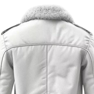 Chaqueta de aviador B3 personalizada para hombre, de piel de oveja auténtica, forro de piel de borrego, cálida, transpirable, estilo motero, para invierno. - Product Image 5