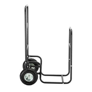 Carrello per Legna da Ardere da 220 Libbre con Ruote Grandi e Spazio di Stoccaggio Esterno, Facile da Spostare e Trasportare - Product Image 6