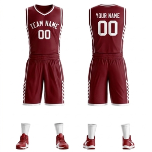 Wholesale Custom Basketball Jerseys Personalized Team Uniforms Quick Dry Breathable Shirts Sublimation Printed Logo Name Number - Product Image 3