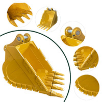 Super Murah Anti-Wear Pekerjaan Penggalian Mini Bucket Excavator Bucket Batu Excavator untuk CAT320 PC200 ZX200 HITACHI