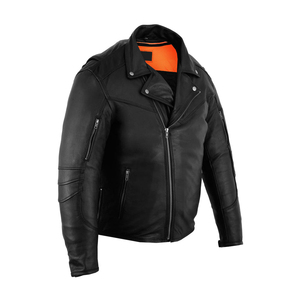 Vestes en cuir personnalisées pour hommes, vestes de moto en cuir tendance, veste de motard en cuir véritable de haute qualité, vêtements de rue - Product Image 5