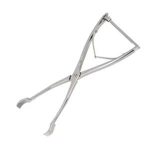 Pinzas de reducción asimétrica premium con mandíbulas curvas izquierda y derecha, de acero inoxidable, para ortopedia, cirugía, sujeción ósea, reutilizables para fracturas. - Product Image 5