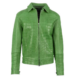 Chaqueta cortavientos de invierno para hombre, de cuero, con cuello alto, de la marca más vendida, a bajo precio. - Product Image 3