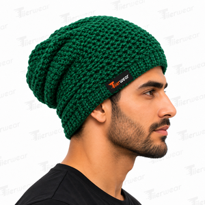 <b>Mens</b> <b>Beanie</b> <b>Hats</b> Minimalist Clean Knit Fabric Classic Winter Cap Simple Comfortable Stretch Fit for Daily Casual Streetwear - Product Image 3