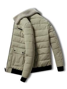 Custom <b>Men</b> <b>Winter</b> Puffer Jacket Sherpa Fleece Collar Quilted Padded Warm <b>Parka</b> Jacket Casual Slim Fit Thick Outdoor <b>Coat</b> <b>Men</b> - Product Image 5