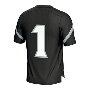 Tenue d'équipe de football américain personnalisée avec logo imprimé par sublimation, maillot et short respirants, grande taille, vêtements de performance UPF 50+ - Product Image 2