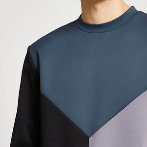 Fabricants de vêtements, impression de logo streetwear personnalisé, sweat-shirt à col rond rayé en tricot, 400 g/m², pull-over - Product Image 3