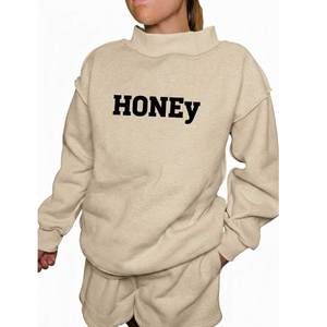 Suéter Casual Holgado de Manga Larga con Cuello Alto y Estampado Tie-Dye Tejido para Mujer, Ideal para Invierno - Product Image 6