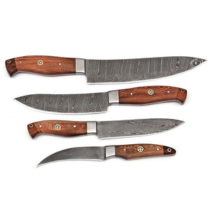 Luxury Style Damascus Steel <b>Kitchen</b> Knife Set With Fine Craftsmanship And Stylish Appearance For <b>Kitchen</b> Use - Product Image 1