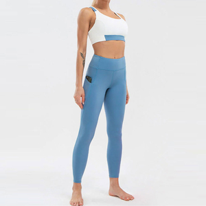 Conjunto de Yoga para Mujer de Alta Calidad, Transpirable, de Secado Rápido, Leggings Deportivos, Sujetador Deportivo, Conjunto de Yoga para Fitness, Ropa de Gimnasio, Conjuntos de Yoga Personalizados - Product Image 1
