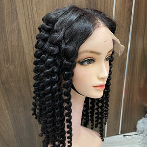 Perruques en cheveux humains à dentelle frontale bouclée à la vapeur, 100% cheveux humains vietnamiens, fournisseur de premier plan - Product Image 6