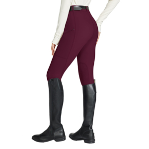 Vente Chaude Leggings d'équitation pour femme, Vêtements d'équitation sur mesure, Collants avec assise intégrale en silicone, Jodhpurs et Culottes d'équitation de course - Product Image 3