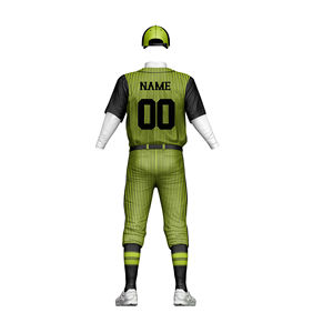 Custom Striped <b>Baseball</b> Uniform <b>Set</b> Men's Short Sleeve Jersey Pants Full Kit Breathable Polyester All Seasons Adult Team Apparel - Product Image 5