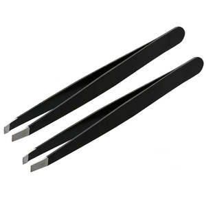 Pinzas Profesionales para Cejas de Acero Inoxidable, Punta Inclinada, Instrumento de Cuidado Personal, Equipo Quirúrgico de Primera Calidad, con Certificación CE - Product Image 3