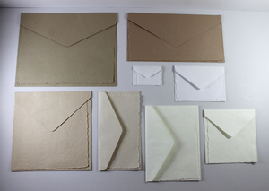 Lot de papeterie en gros pour enfants, papier cartonné 250 g/m² avec bord LED et enveloppe assortie, papier recyclé fait main - Product Image 4