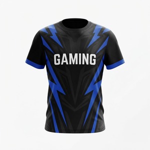 Camiseta de Juego Personalizada por Sublimación para Deportes Electrónicos, Uniforme de Equipo de Esports, Manga Corta, Transpirable, con Nombre y Número Personalizados - Product Image 3