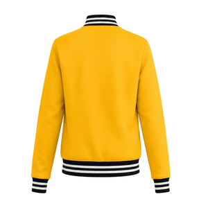 Chaqueta de satén con cremallera Sigma Gamma Rho para mujer, estilo bomber con dobladillo acanalado, ropa de hermandad griega, ropa casual urbana, venta al por mayor personalizada - Product Image 2