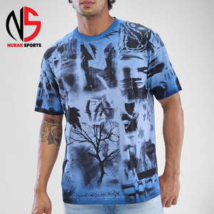 T-shirt Homme de Luxe Personnalisé en Coton Lourd 100% de Haute Qualité, Coupe Oversize, Col Rond, Grammage Épais, Style Boxy, Vierge, chez Nurak 2026 - Product Image 1