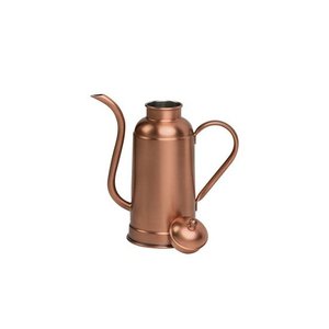 Carafe à eau vintage en cuivre pur, pichet à eau et théière en cuivre gaufré avec couvercle, décoratif et traditionnel - Product Image 2