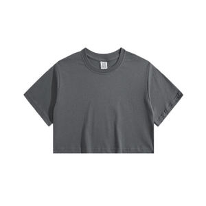 Camiseta de manga corta con cuello redondo y estampado de leopardo para mujer, informal, de corte regular, de algodón, para primavera y verano - Product Image 4