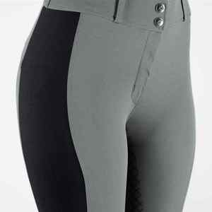 Nouveau design – Pantalon d'équitation gris foncé avec poches latérales et arrière – Culotte d'équitation ajustée sur mesure – Jodhpurs et culottes d'équitation à prix réduit - Product Image 3