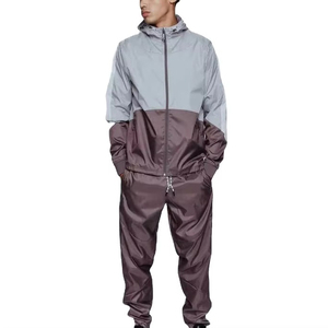 New Latest Fashion Wear Long Sleeve Windbreaker Suit Set High Quality Low Price Quick Dry <b>Men</b> Custom Logo And Size - Product Image 1