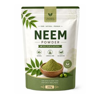 Poudre de Neem 100% Naturelle de Qualité Alimentaire, Qualité Supérieure, 250g, Poudre de Feuilles, OEM ODM, Marque Privée, Vente en Gros, Exportation en Vrac, Qualité Export - Product Image 1