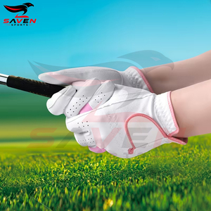 Gants de golf en maille blanche et rose, meilleure vente, légers, en cuir véritable, antidérapants, respirants, anti-humidité, gants de sport - Product Image 6