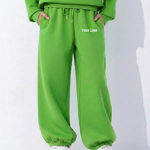 Pantalones Deportivos Personalizados para Mujer, de Algodón y Felpa, con Logotipo OEM Bordado e Impreso, para Entrenamiento Deportivo, Casual y Urbano - Product Image 6