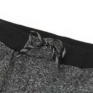 New Style 2026 Fashion Men's Lightweight Casual Sport Running Cotton Polyester Custom logo Embroidery Black Grey Trousers - Product Image 4