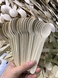Cuillères jetables élégantes pour pâtisserie, desserts, glaces et événements de restauration – Lot de 50 pièces – Fournitures pour desserts et fêtes - Product Image 1