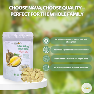 Anacardos durianos en rodajas liofilizados a granel de la marca Nava de calidad superior embalados herméticamente 35 g/bolsa fruta seca de sabor dulce - Product Image 5