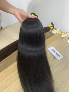 Black Hair Extension Keratin Prebond Flat Tip 100% Raw Vietnamese hair premium quality - Product Image 3