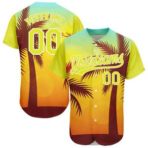 เสื้อเบสบอลผู้หญิงสั่งทำพิเศษ สีฟ้าอ่อน ลายแชมร็อค พิมพ์ดิจิทัล ผ้าโพลีเอสเตอร์ระบายอากาศ บริการ OEM สำหรับผู้ใหญ่ - Product Image 2
