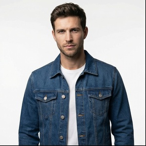 Venta al por mayor Pro personalizado chaquetas de los hombres lavados chaquetas de mezclilla Venta caliente ropa de calle chaqueta de calle de moda - Product Image 1